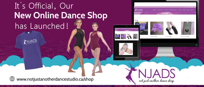 Have you heard about our online dance store “Not Just Another Dance Shop?”