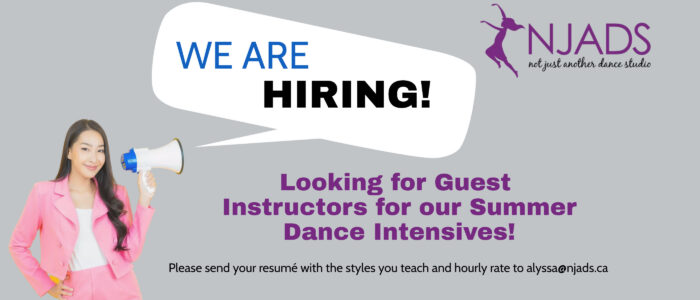 Looking for Guest Dance Instructors!